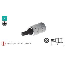 Capete chei tubulare cu bit locaş Torx 1/4” TX20 ― UNELTE STORE - Magazin Online